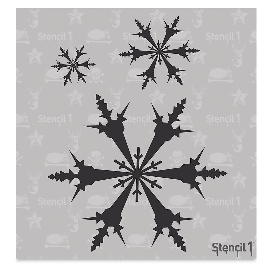 Open in modal - Stencil1 Stencil - Snowflakes, 5-3/4'' x 6''