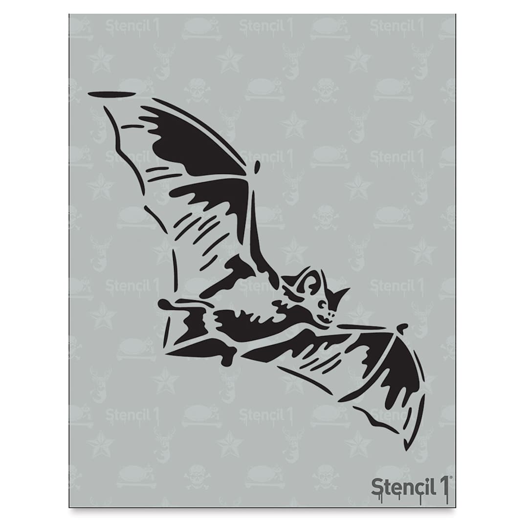 Open in modal - Stencil1 Stencil - Bat, 8-1/2'' x 11''