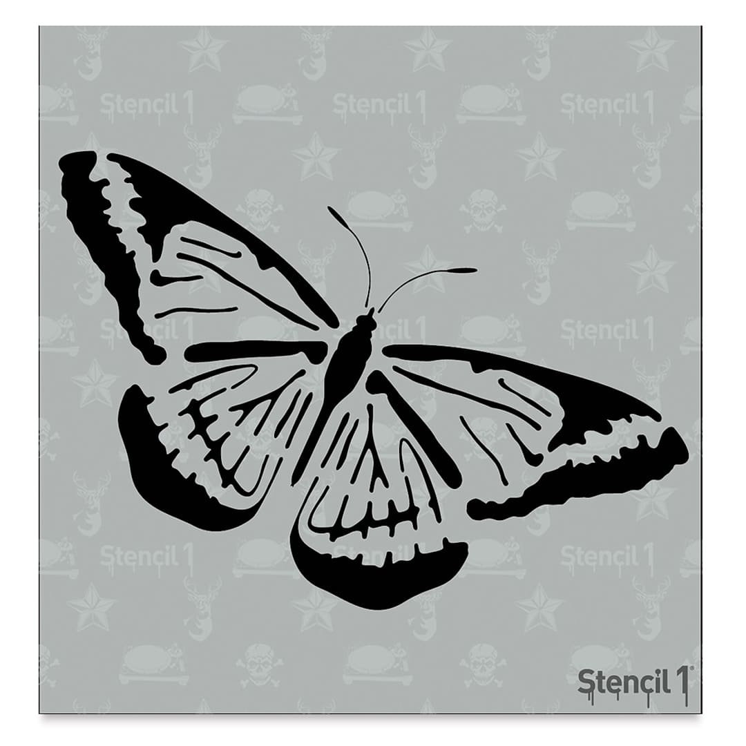 Open in modal - Stencil1 Stencil - Butterfly, 5-3/4'' x 6''