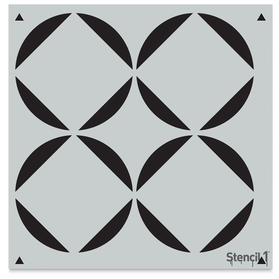 Open in modal - Stencil1 Stencil - Square Petals, 11" x 11"