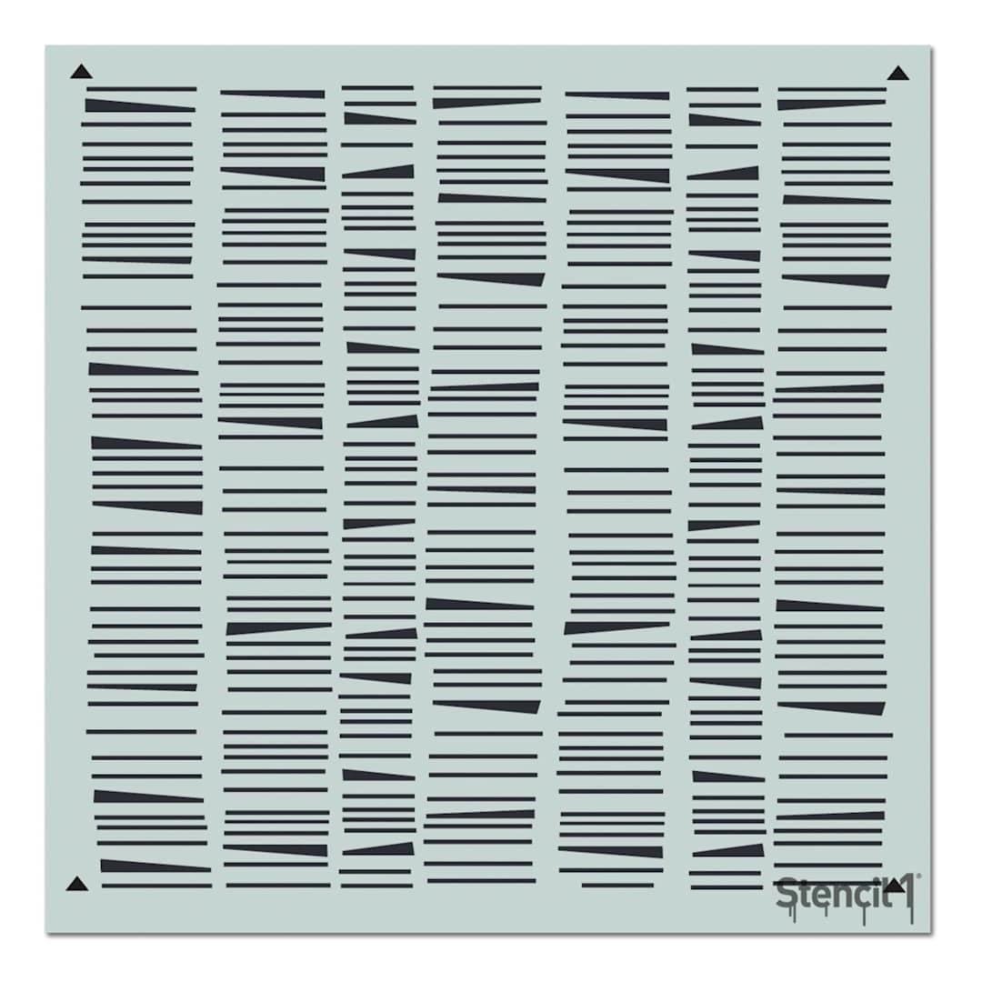 Open in modal - Stencil1 Stencil - Thatch, Repeat Pattern, 11" x 11"