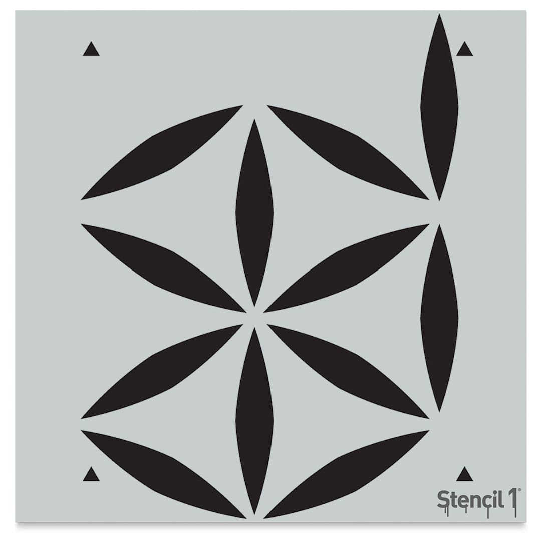Open in modal - Stencil1 Stencil - Moroccan Petals, Repeat Pattern, 11" x 11"