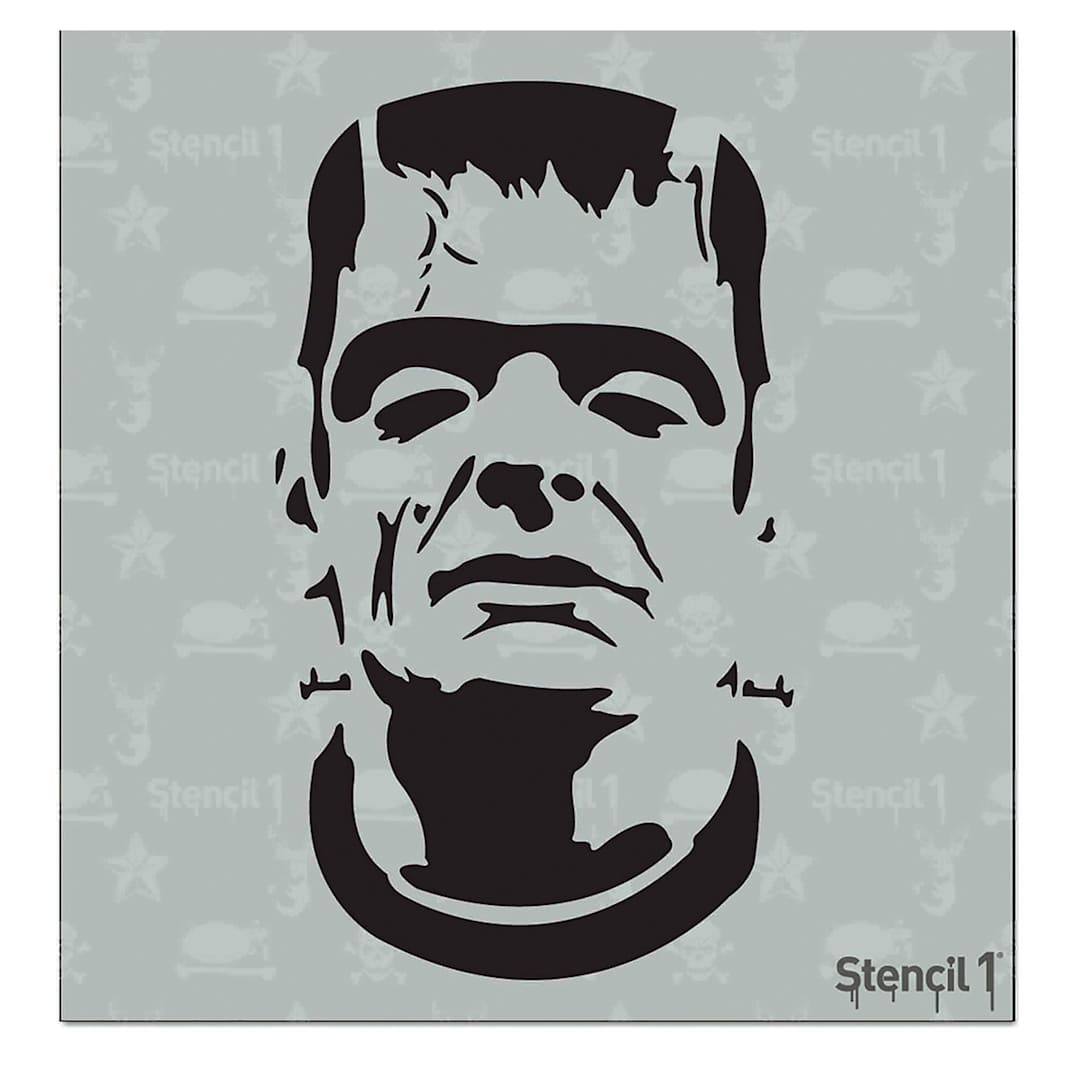 Open in modal - Stencil1 Stencil - Frankenstein, 5-3/4'' x 6''