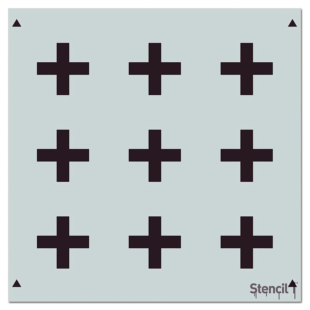 Open in modal - Stencil1 Stencil - Plus, 11'' x 11''