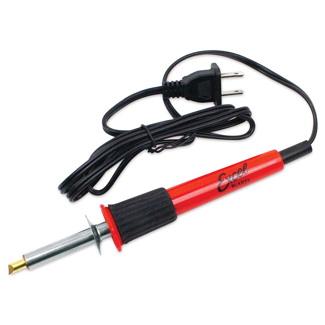 Open in modal - Excel Blades Wood Burning Kit for Beginners - pen out of packaging