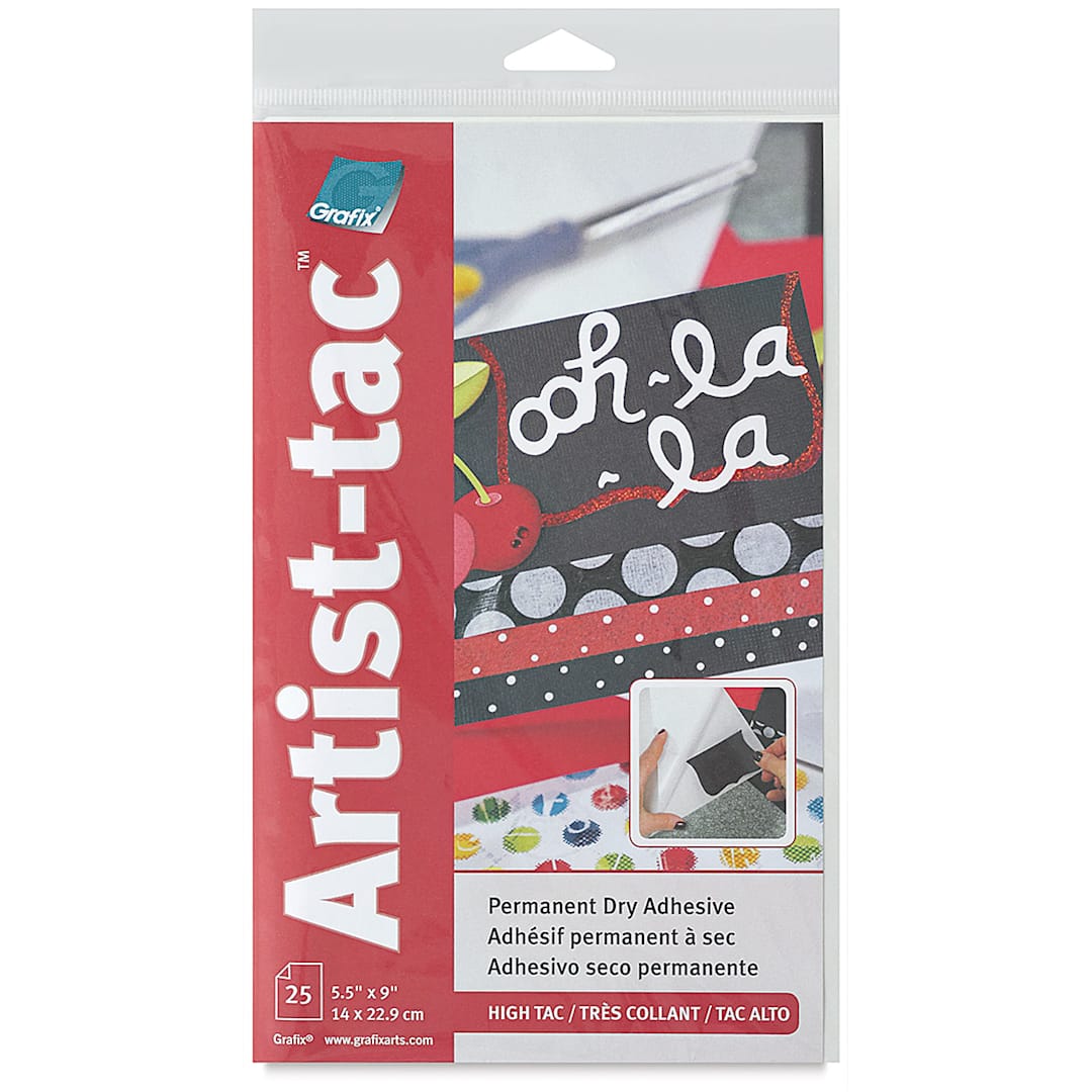 Open in modal - Grafix Artist Tac - 5-1/2" x 9", Pkg of 25 Sheets
