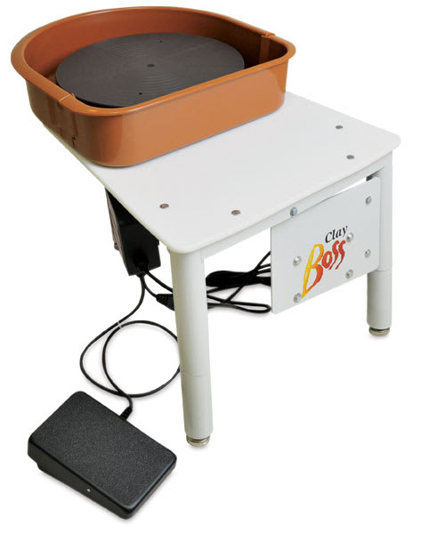 Open in modal - Speedball Clay Boss Potter's Wheel with foot pedal