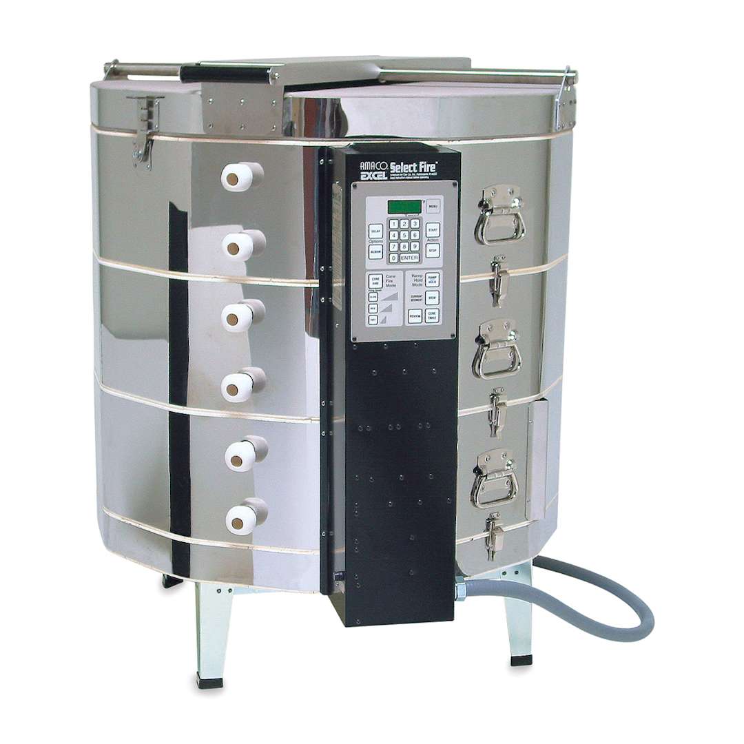 Open in modal - Amaco Excel Kiln with EZ-Lift - EX-1099SF, 240V, 1P, 60A, 28" Dia x 27" H