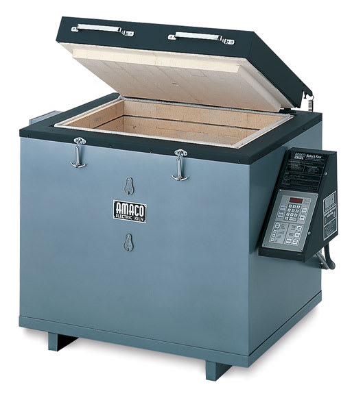 Open in modal - Amaco High-Fire Top-Loading Electric Kiln