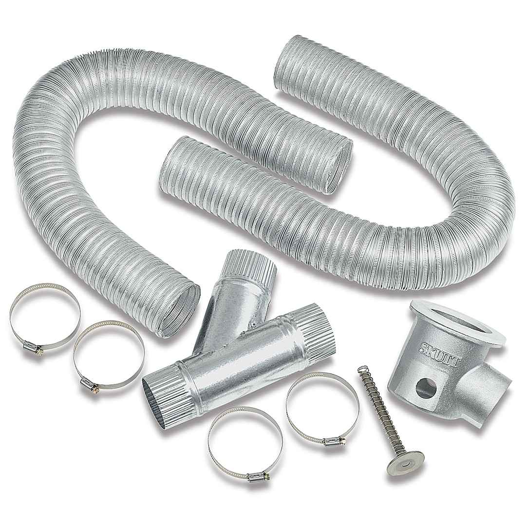Open in modal - Skutt Envirovent 2 Dual Exhaust Kit - Components of Kit shown