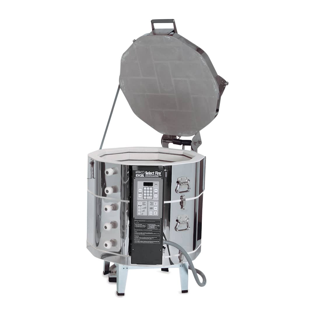 Open in modal - Excel 22" Deep Three Phase Kiln with EZ Lift - EX-257SF, 208V, 3P, 36"H x 35"W x 28 1/2"D