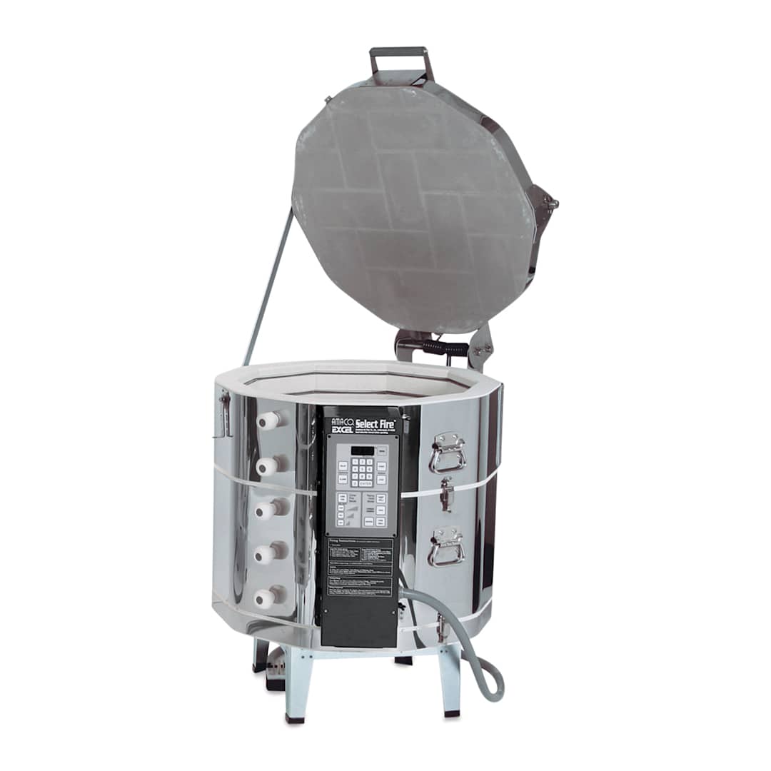 Open in modal - Excel 22" Deep Three Phase Kiln with EZ Lift - EX-257SF, 240V, 3P, 36"H x 35"W x 28 1/2"D