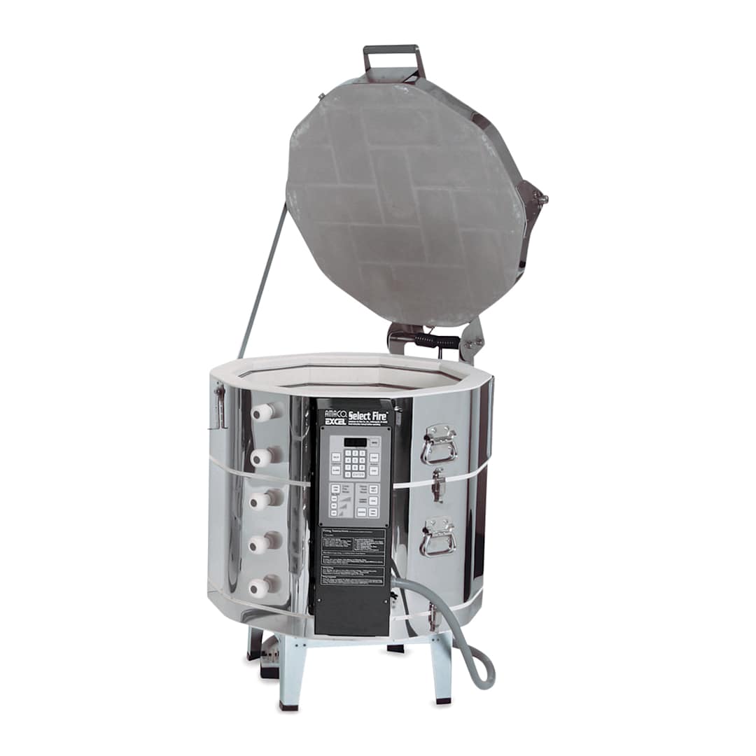 Open in modal - Excel 22" Deep Three Phase Kiln with EZ Lift - EX-353SF, 208V, 3P, 36"H x 35"W x 28 1/2"D