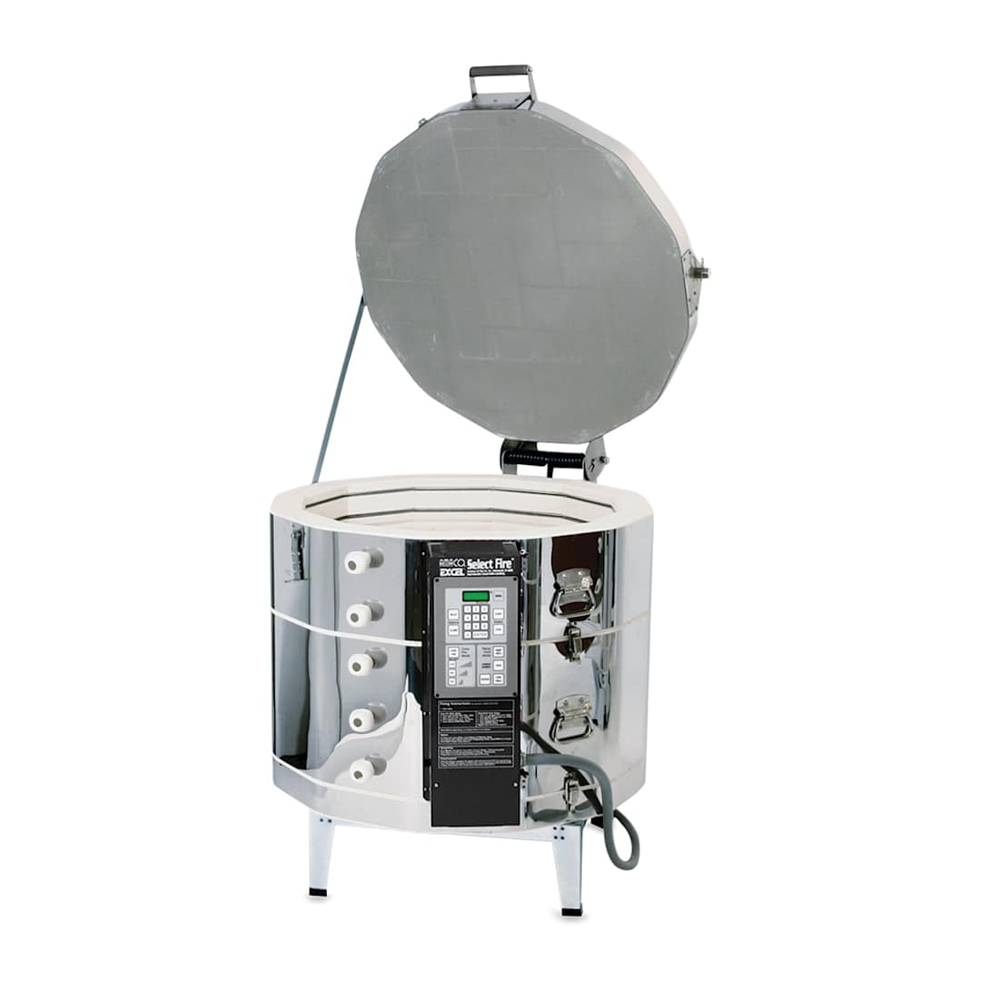 Open in modal - Excel 22" Deep Single Phase Kiln with EZ Lift - EX-381SF, 240V, 1P, 36"H x 40 1/2"W x 34"D