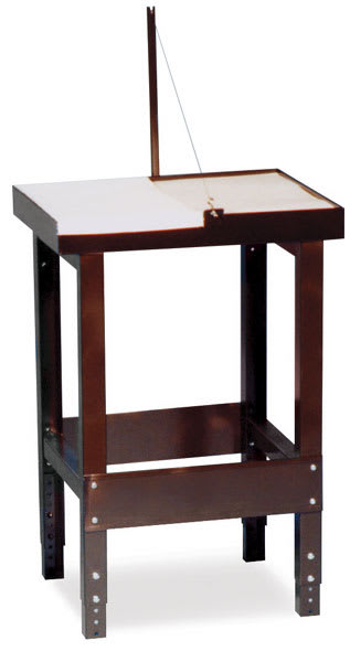 Open in modal - Debcor Wedging Board - Front angled view of Board with separately sold stand