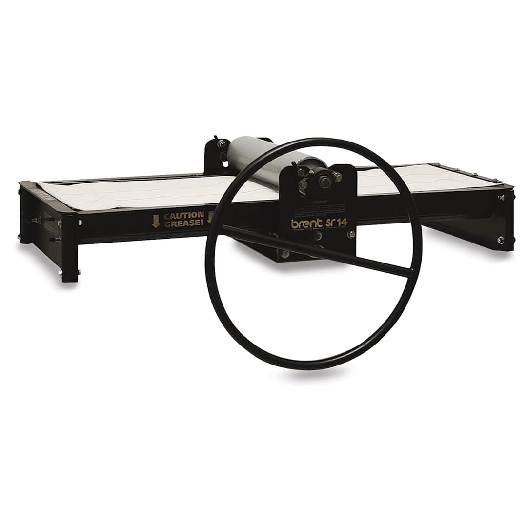 Open in modal - Brent SR-14 Slab Roller - Angled view of Roller shown as table model