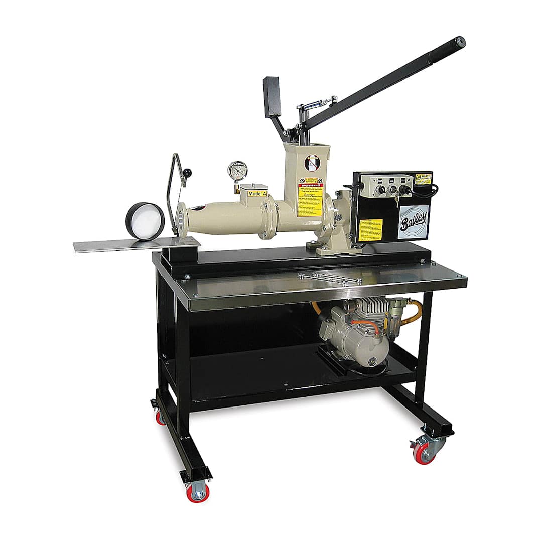 Open in modal - Bailey De-Airing Pugmills - Front view of Pugmill on Stand, sold separately
