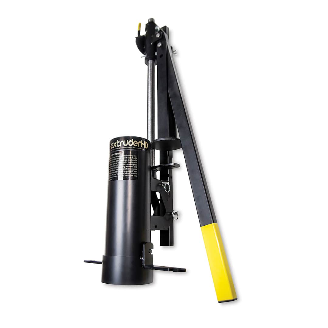 Open in modal - Brent Clay Extruder HD - Assembled and positioned as wall mount