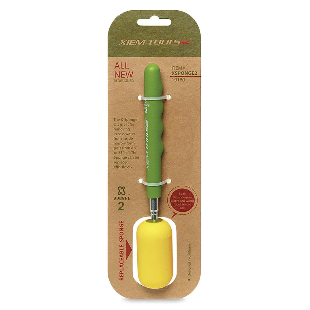 Open in modal - Xiem X-Sponge 2 - Front of package of Sponge with Handle