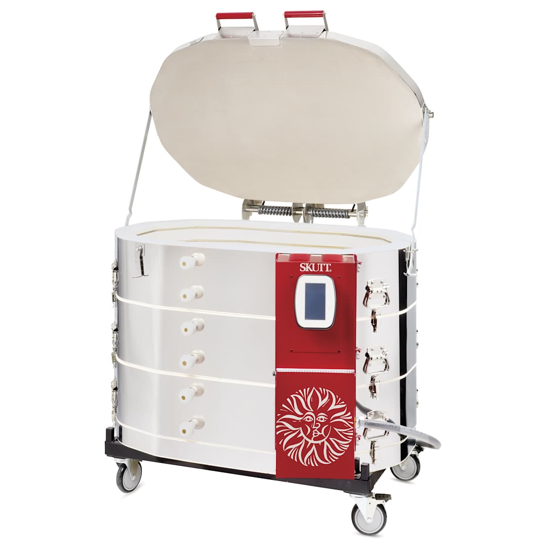 Open in modal - Skutt KMT Series Kilnmaster Touchscreen Kiln - KMT-1427-3PK, Cone 10, 208V-1P, 80A - open