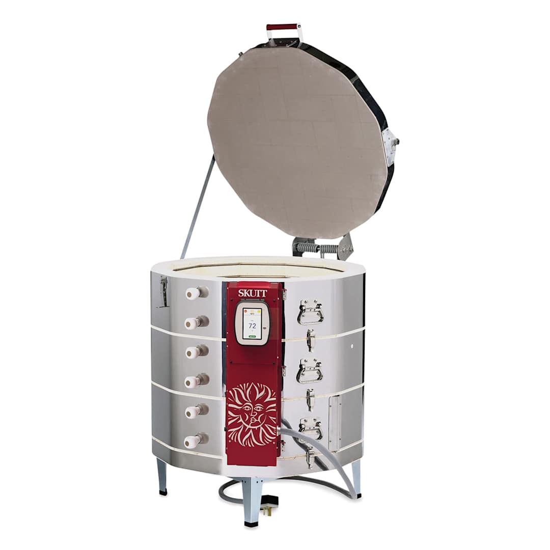 Open in modal - Skutt KMT Series Kilnmaster Touchscreen Kiln - KMT-1227-3, Cone 8, 240V-3P, 29.3A