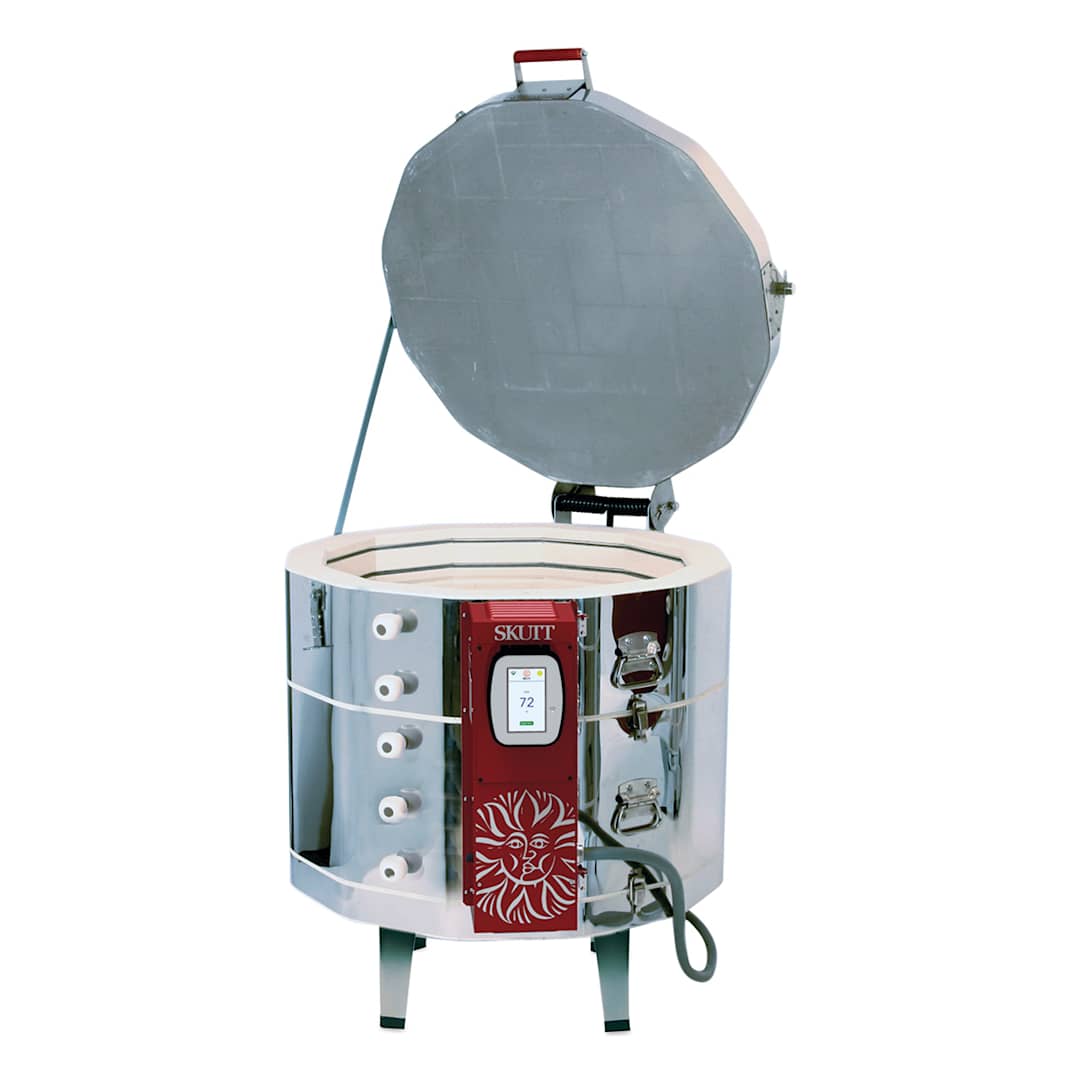 Open in modal - Skutt KMT Series Kilnmaster Touchscreen Kiln - KMT-1222-3, Cone 10, 208V-3P, 40A