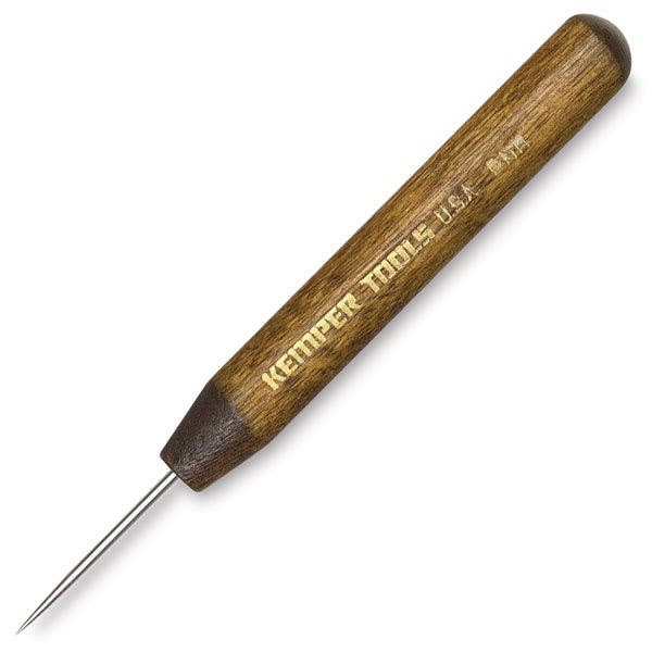 Open in modal - Kemper Straight Needle - Angled 5" Wood tool shown
