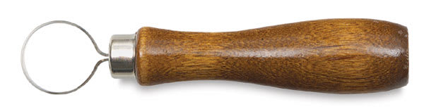 Open in modal - Kemper Ceramic Loop Tools - Closeup of Round Wire Tool