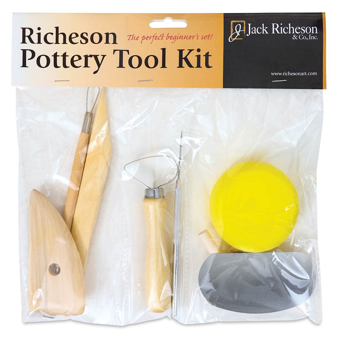 Open in modal - Richeson Economy Pottery Tool Kit - Set of 8 front of packaging