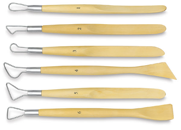 Open in modal - Single End Tools - Set of 6 Round Set Tools shown horizontally