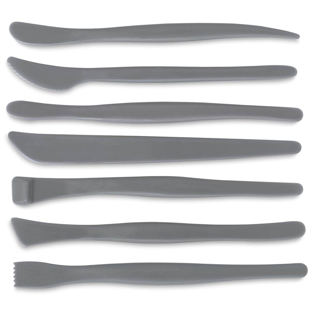 Open in modal - Richeson Student Clay Modeling Tool Sets - 7 different Tools shown horizontally