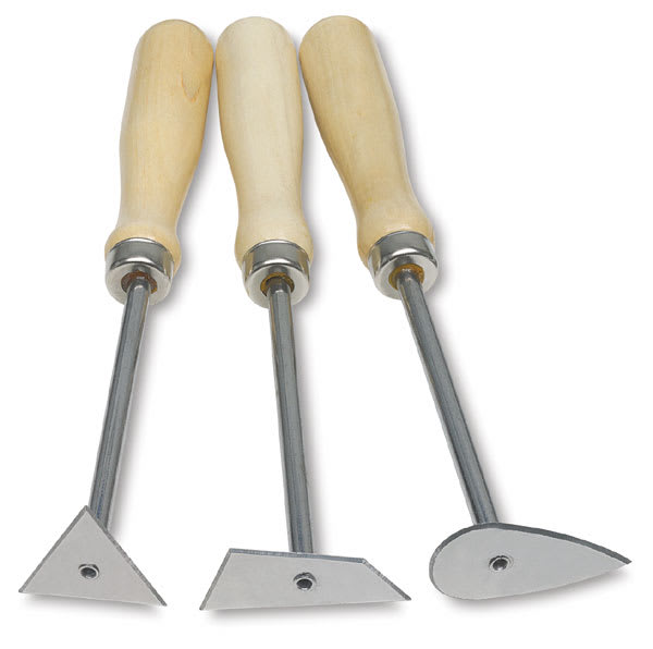 Open in modal - Clay Turning Tool Set - Set of 3 Tools shown