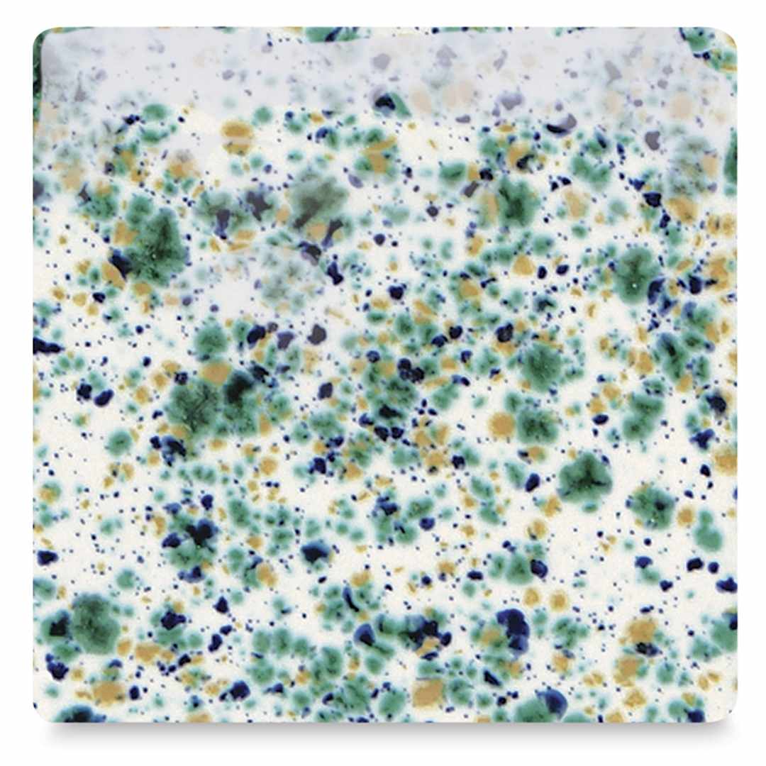 Open in modal - Mayco Jungle Gems Crystal Glaze - Seawind, fired at Cone 06 oxidation