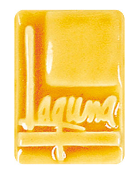 Open in modal - Laguna Lead-Free Gloss Glazes - Tile showing Golden Aspen Glaze