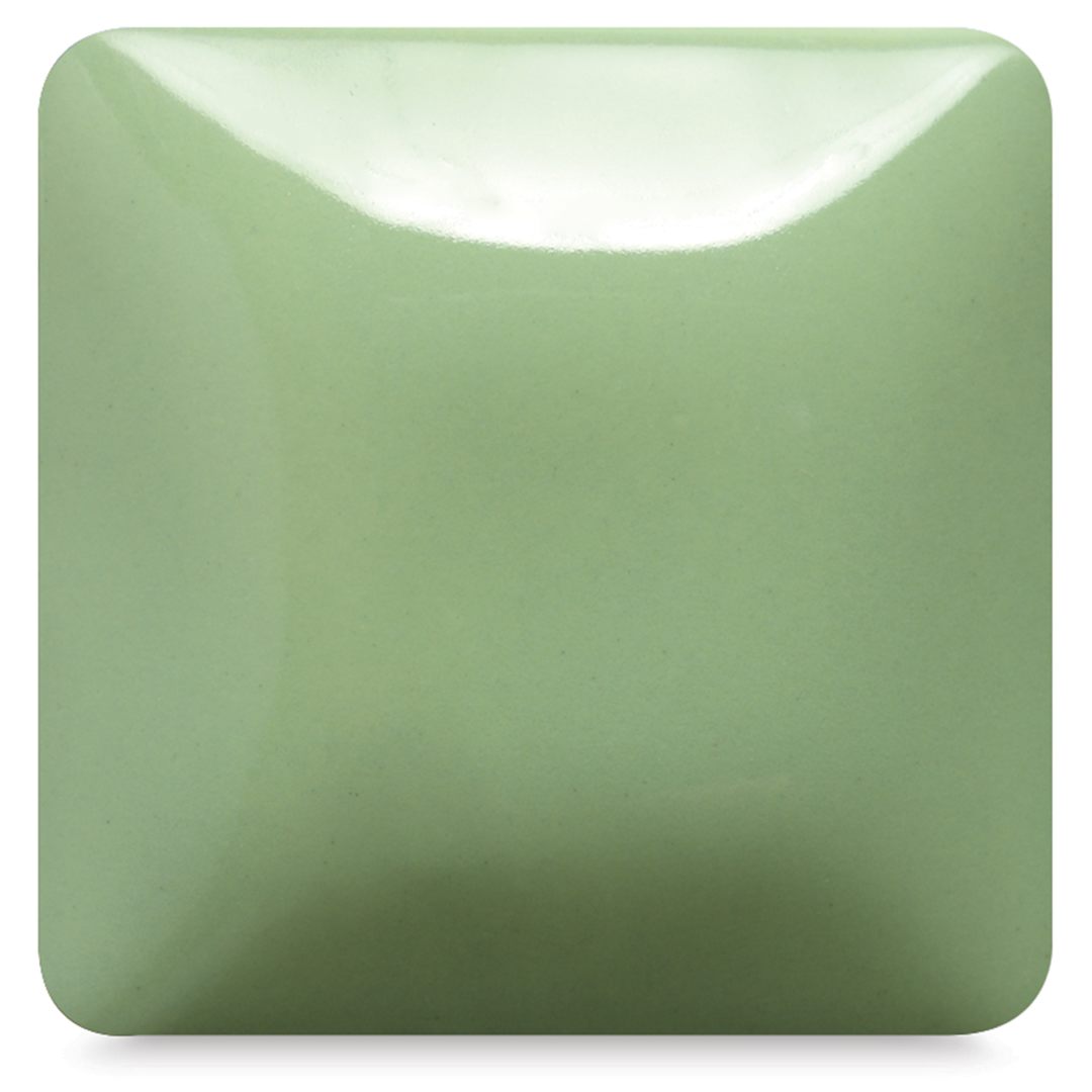 Open in modal - Mayco Stroke & Coat Wonderglaze  - Lettuce Alone, fired at cone 06 oxidation