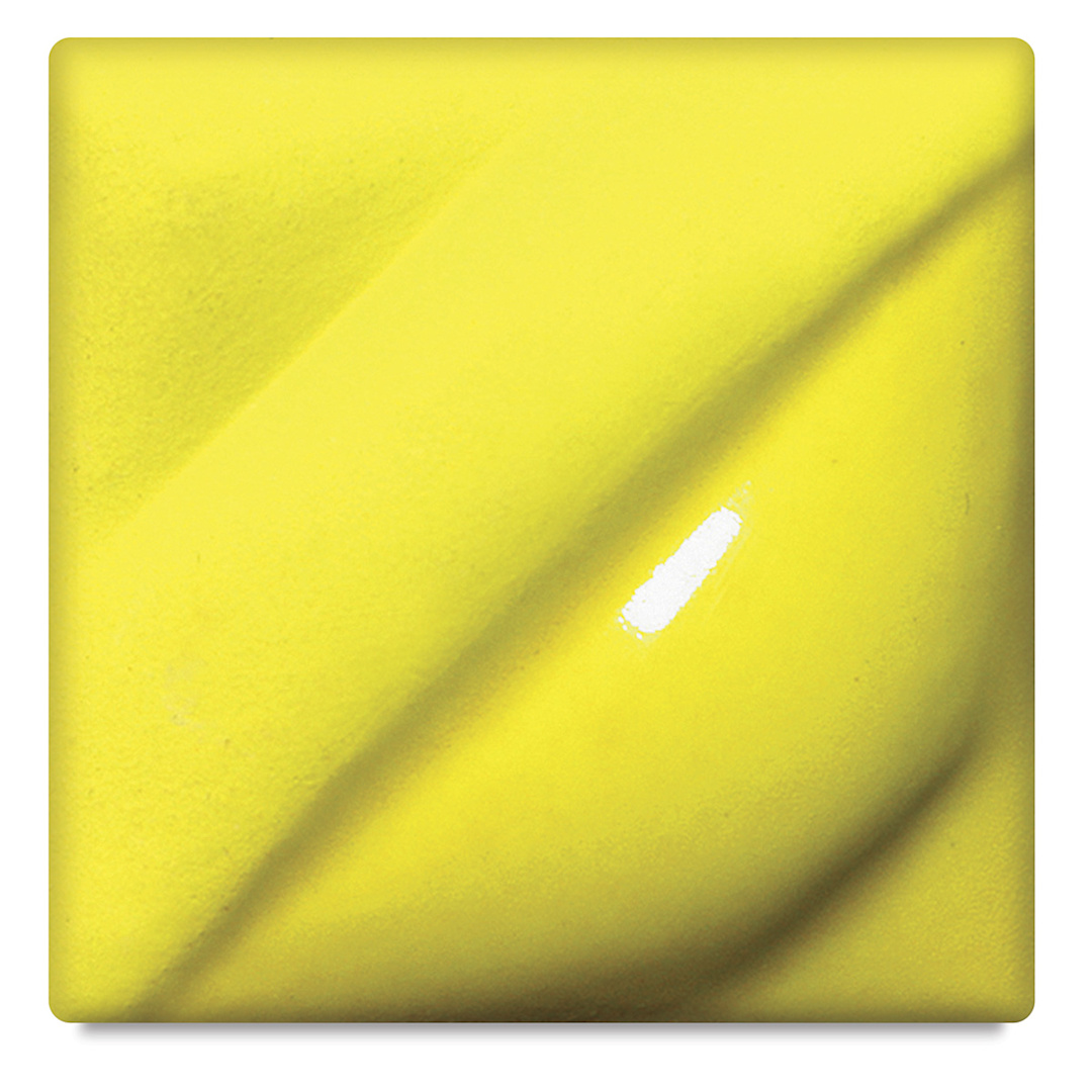 Open in modal - Amaco Lead-Free Velvet Underglaze - Intense Yellow, 16 oz