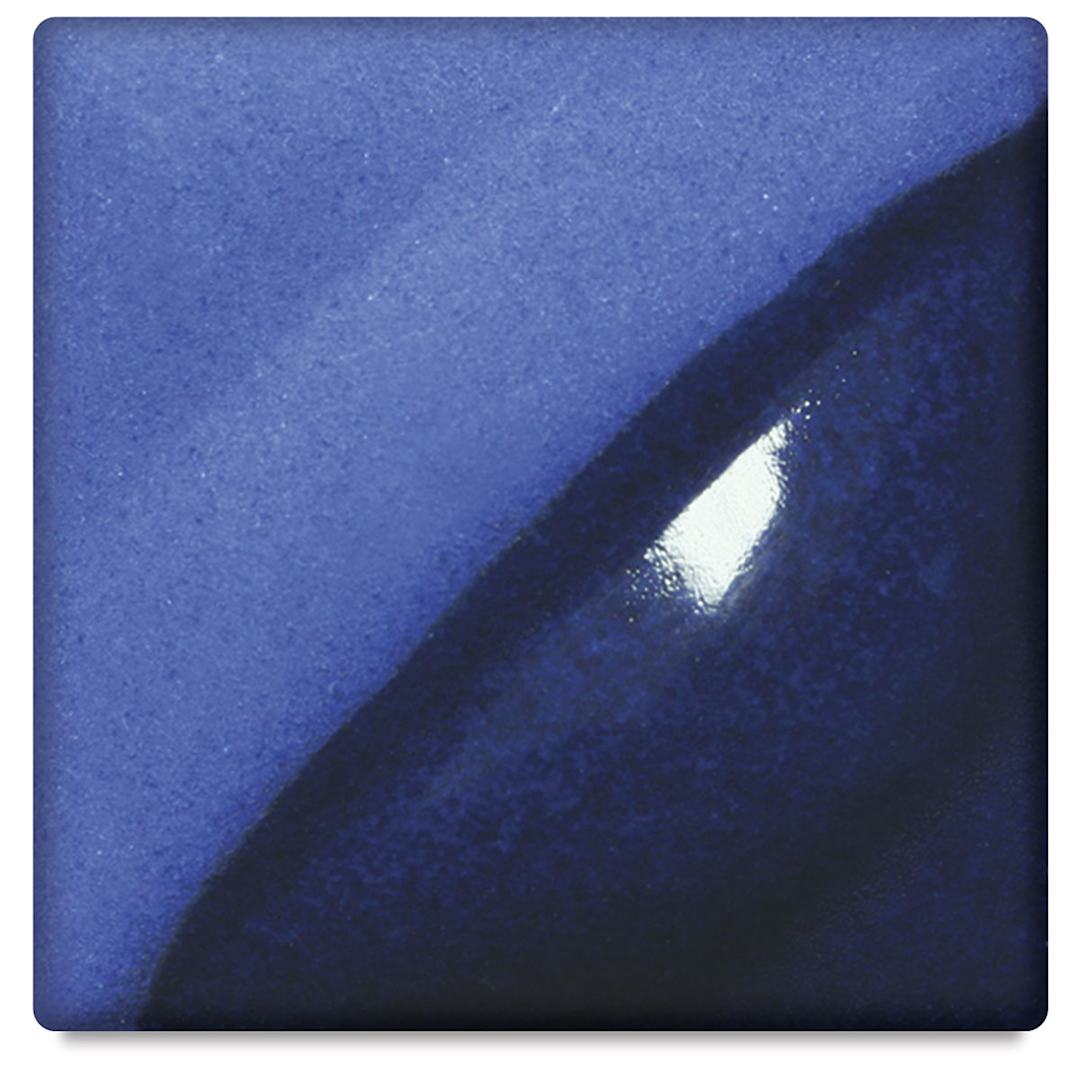 Open in modal - Amaco Lead-Free Velvet Underglaze - Electric Blue, 2 oz