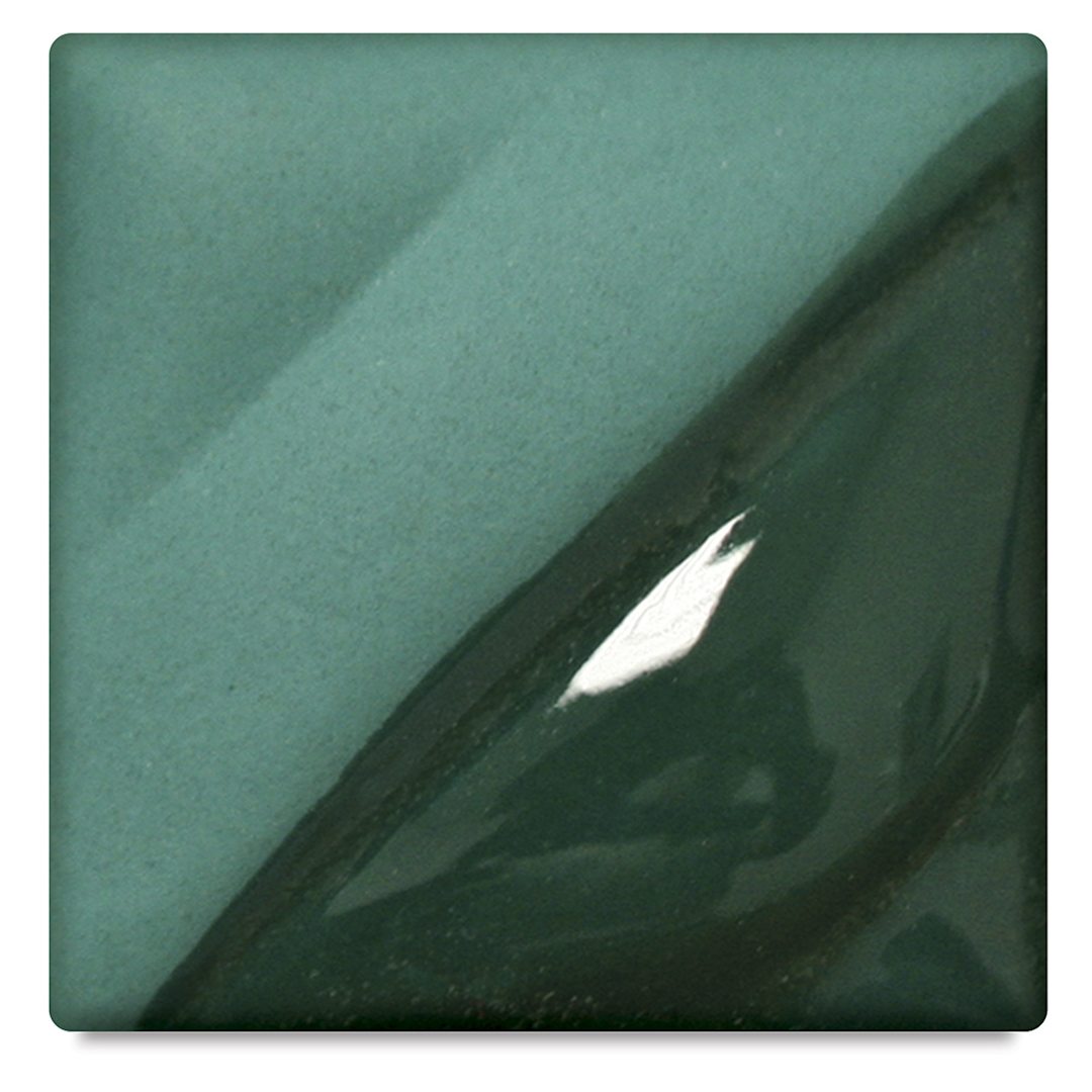 Open in modal - Amaco Lead-Free Velvet Underglaze - Blue Green, 16 oz