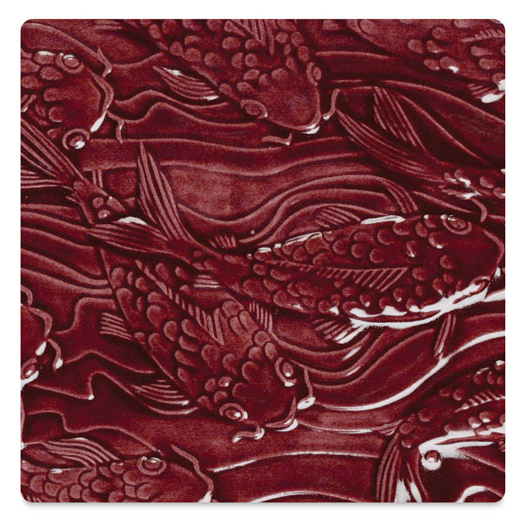 Open in modal - Amaco Liquid Gloss Glaze - Pint, Maroon, Translucent