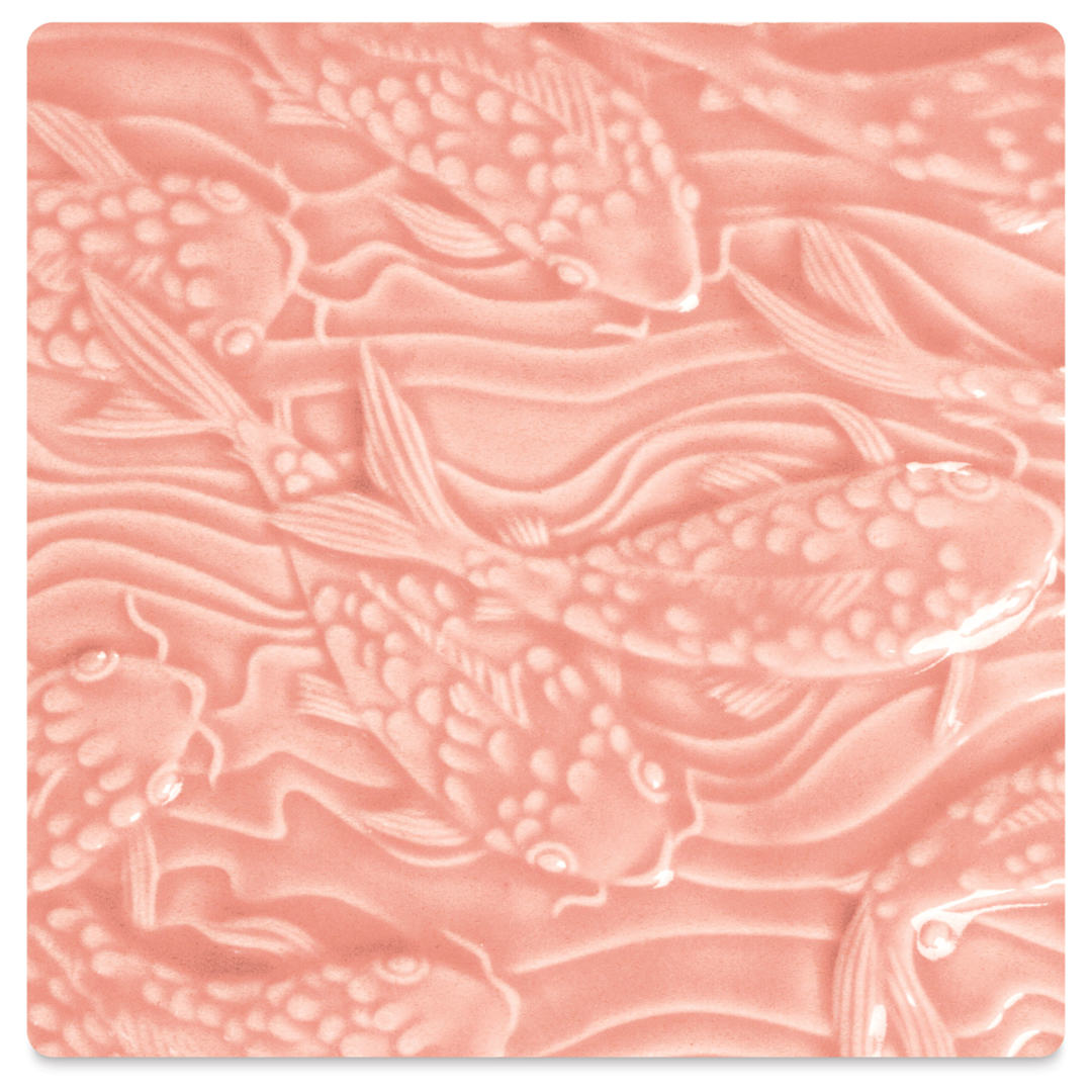 Open in modal - Amaco Liquid Gloss Glaze - Pint, Petal Pink, Transparent (Close-up)