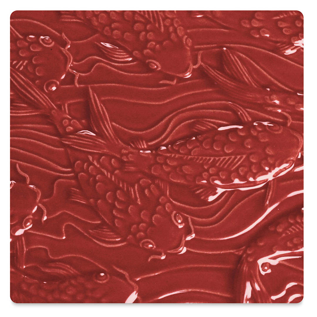 Open in modal - Amaco Liquid Gloss Glaze - Pint, Intense Red, Translucent