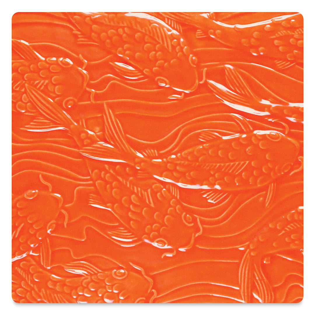 Open in modal - Amaco Liquid Gloss Glaze - Pint, Fire Orange, Translucent