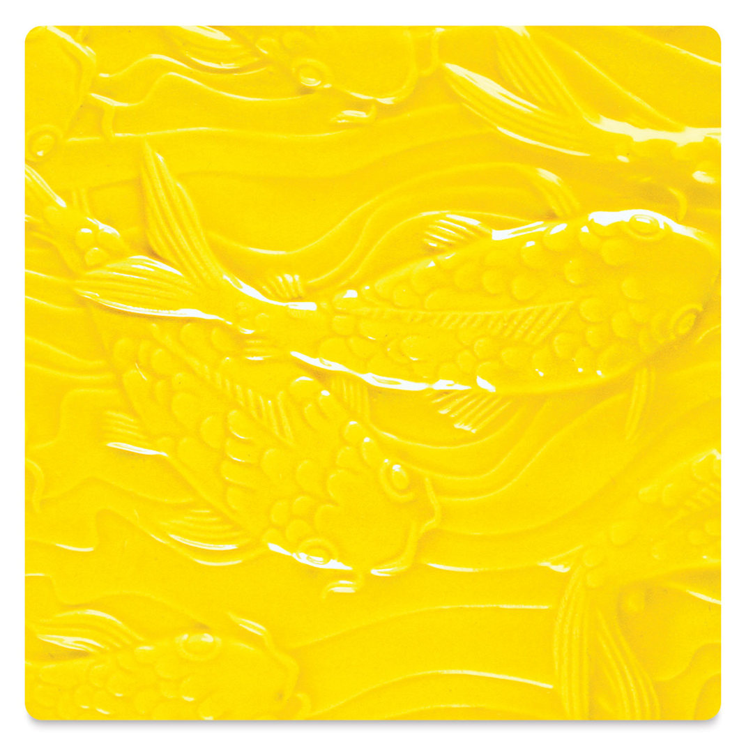 Open in modal - Amaco Liquid Gloss Glaze - Pint, Brilliant Yellow, Translucent