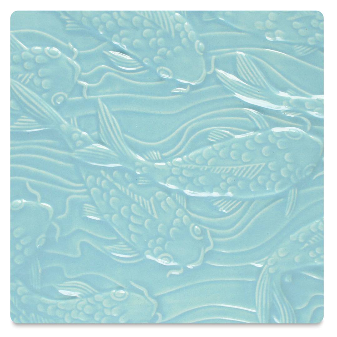 Open in modal - Amaco Liquid Gloss Glaze - Pint, Robin's Egg, Transparent