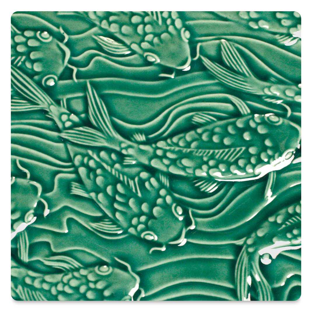 Open in modal - Amaco Liquid Gloss Glaze - Pint, Leaf Green, Translucent