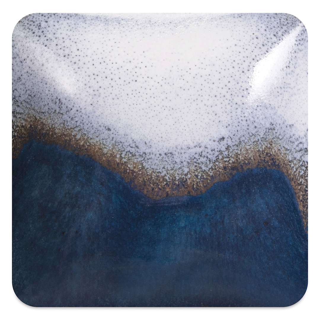 Open in modal - Mayco Cascade Glaze - White fired to cone 06 oxidation