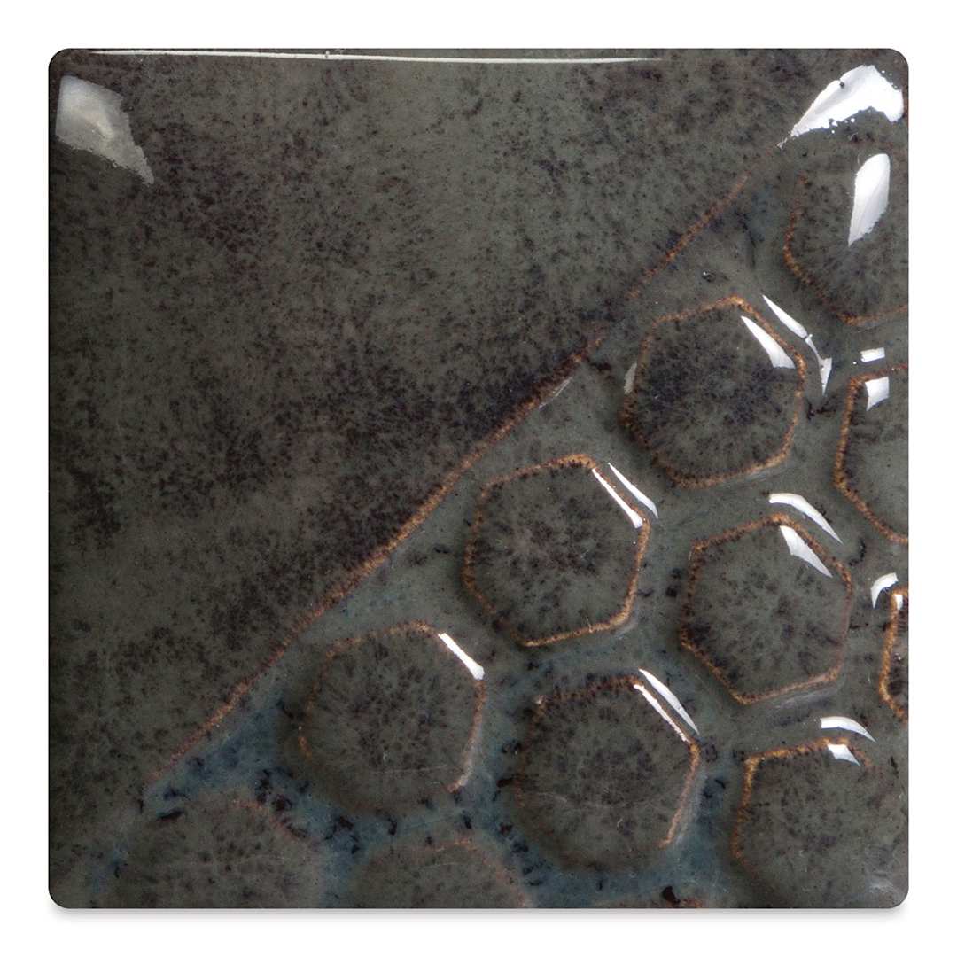 Open in modal - Mayco Elements Glaze - Slate, fired at cone 06 oxidation