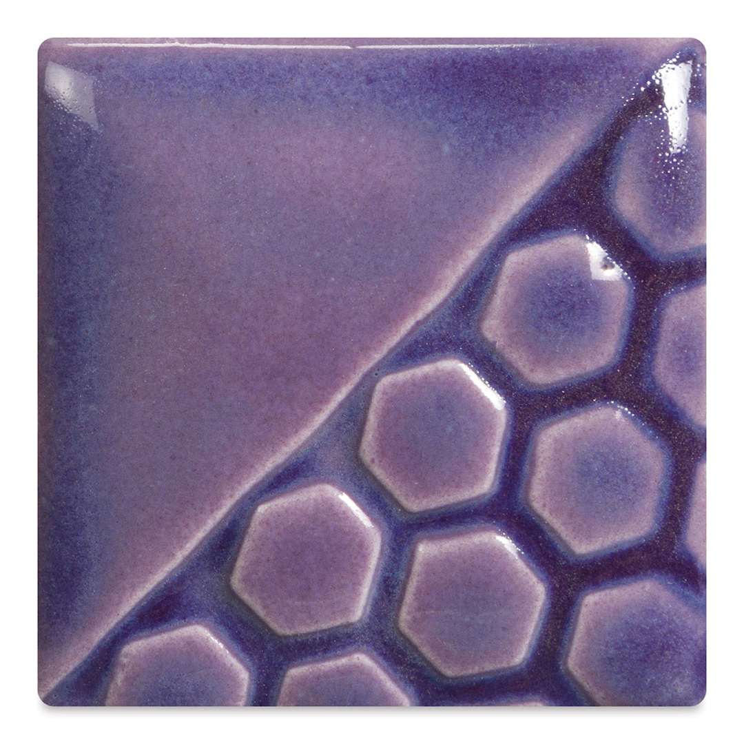 Open in modal - Mayco Elements Glaze - Lavender Flower, fired at cone 06 oxidation