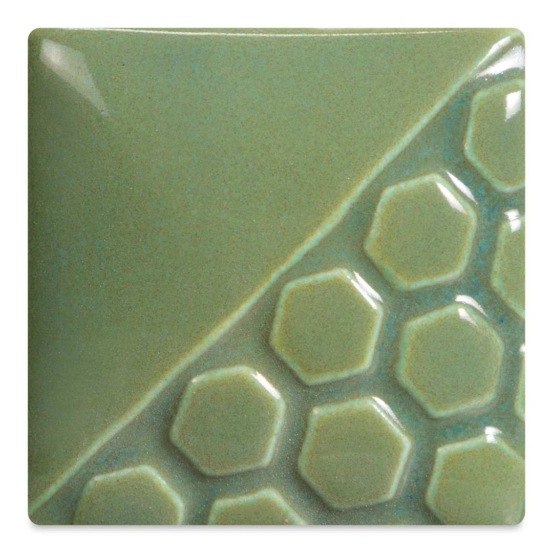 Open in modal - Mayco Elements Glaze - Tidal Pool, fired at cone 06 oxidation