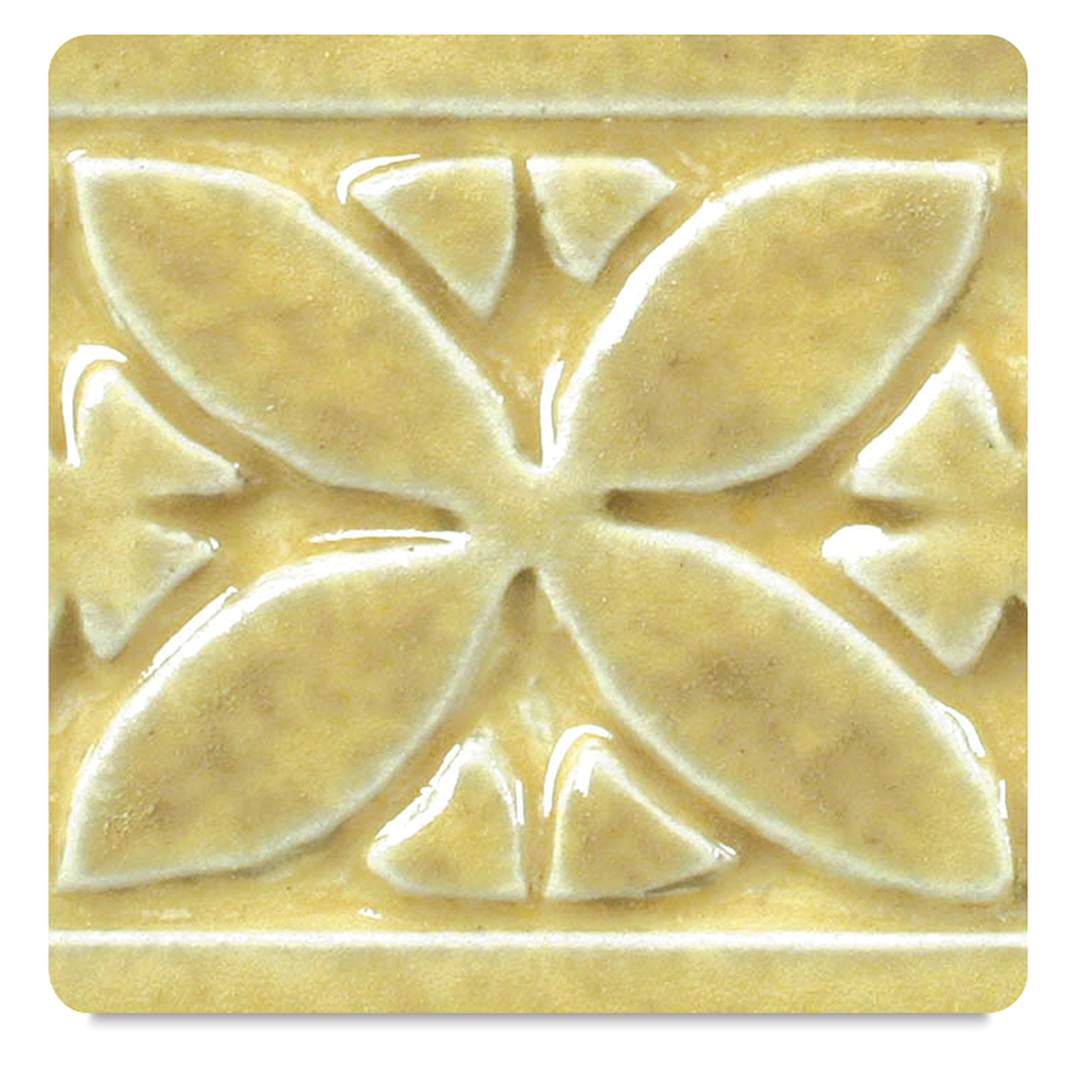 Open in modal - Amaco Potter's Choice Glazes - Oatmeal, PC-31. Color sample in light-dark oatmeal shades.